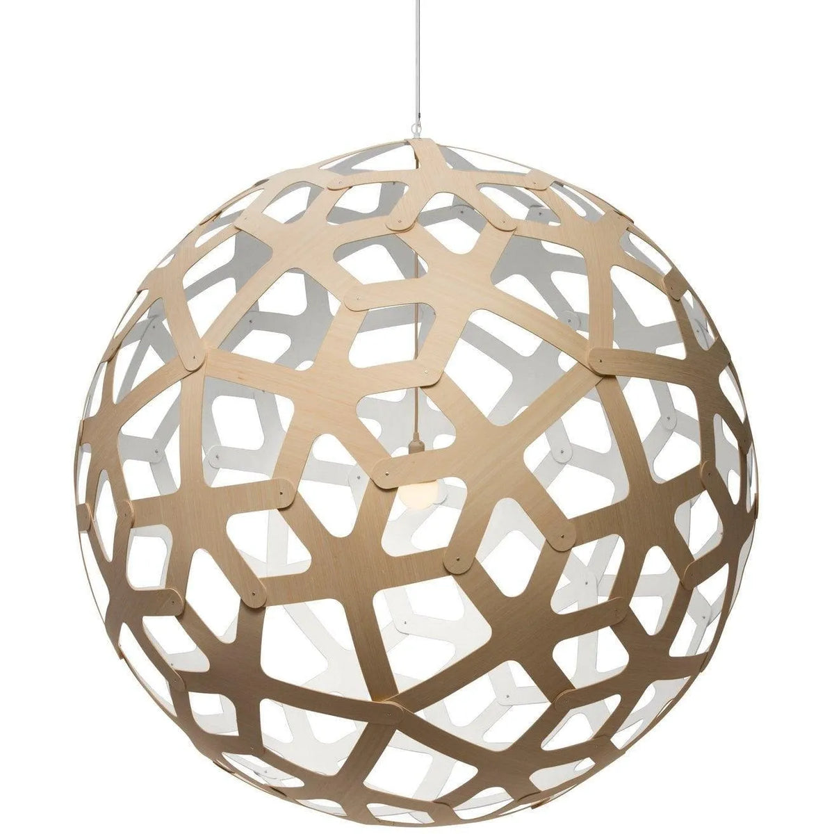 David Trubridge - Coral 1600 Pendant - COR-1600-BLK-BLK | Montreal Lighting & Hardware