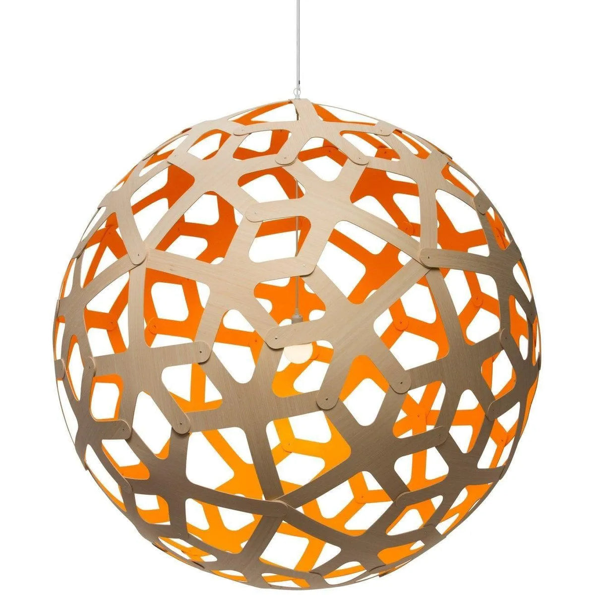 David Trubridge - Coral 1600 Pendant - COR-1600-BLK-BLK | Montreal Lighting & Hardware