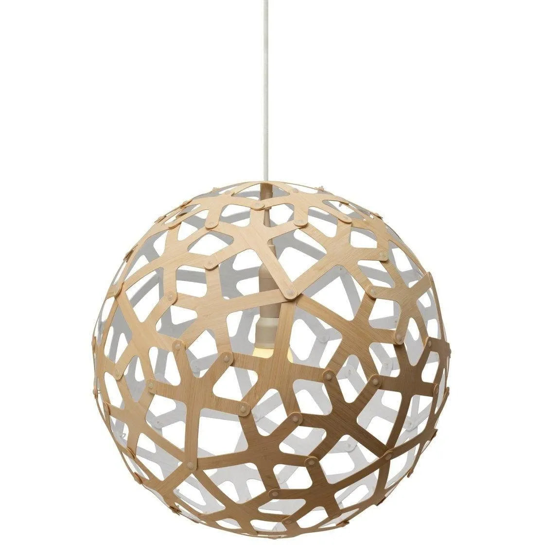 David Trubridge - Coral 400 Pendant - COR-0400-BLK-BLK | Montreal Lighting & Hardware