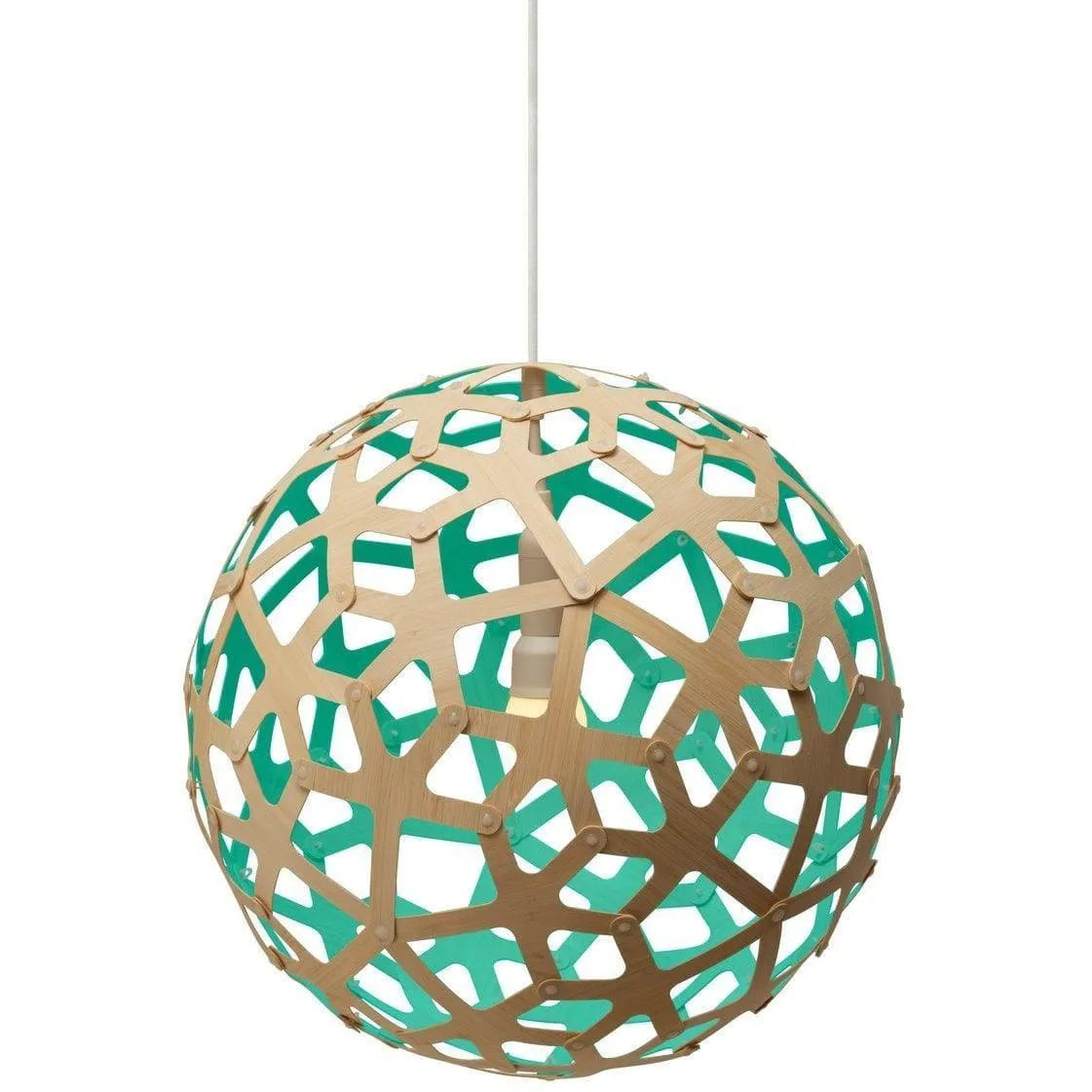 David Trubridge - Coral 400 Pendant - COR-0400-BLK-BLK | Montreal Lighting & Hardware