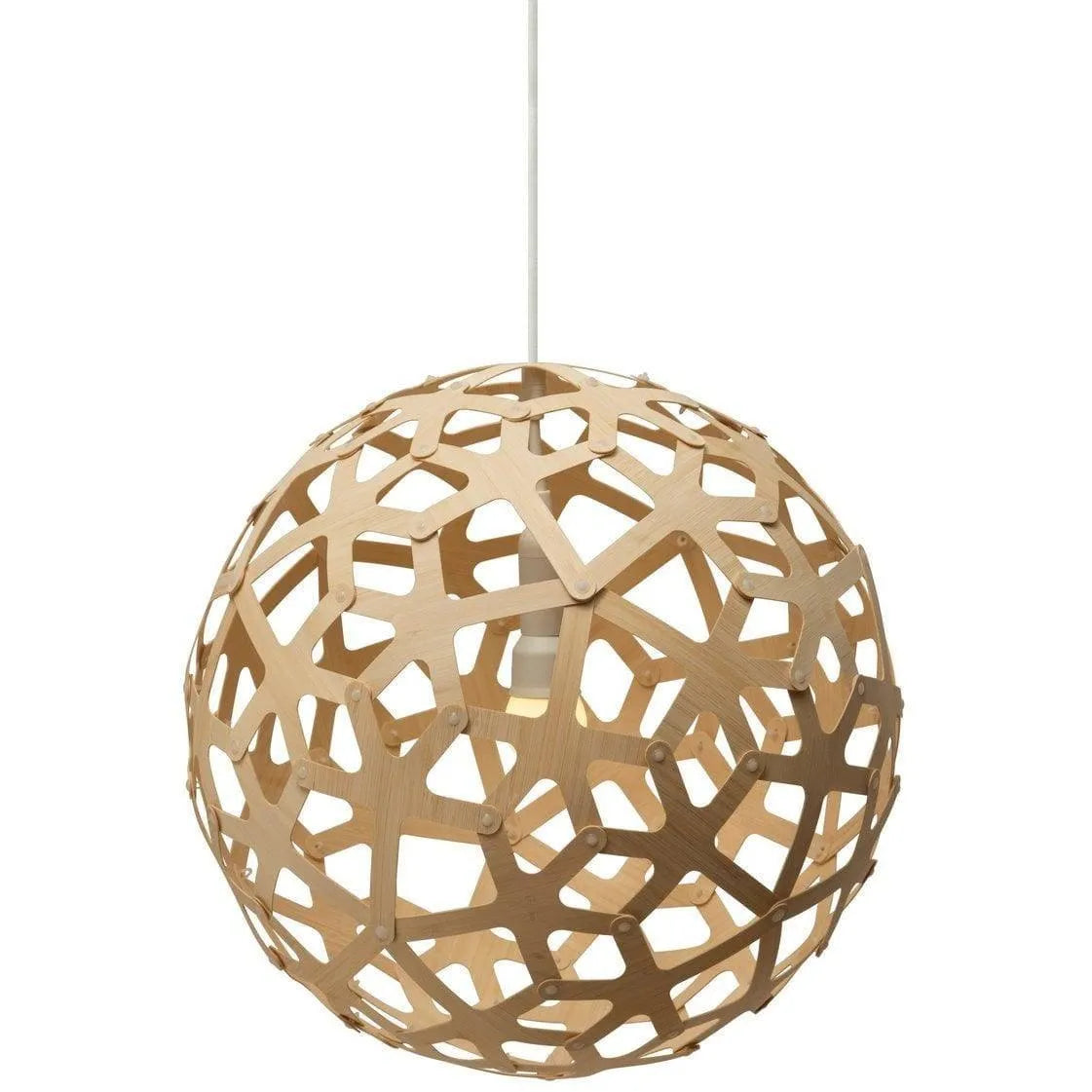 David Trubridge - Coral 400 Pendant - COR-0400-BLK-BLK | Montreal Lighting & Hardware