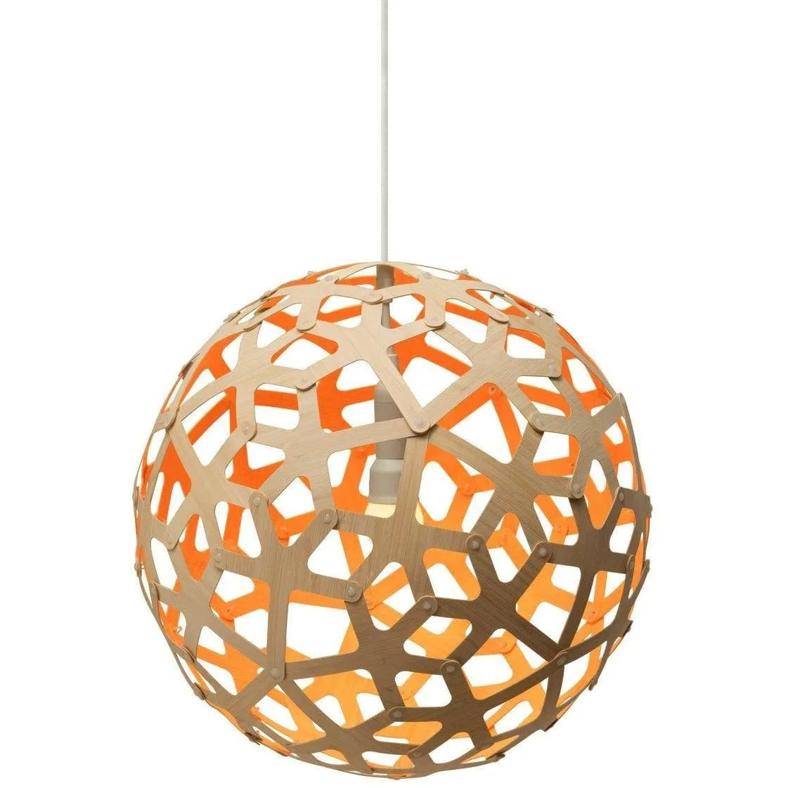 David Trubridge - Coral 400 Pendant - COR-0400-BLK-BLK | Montreal Lighting & Hardware