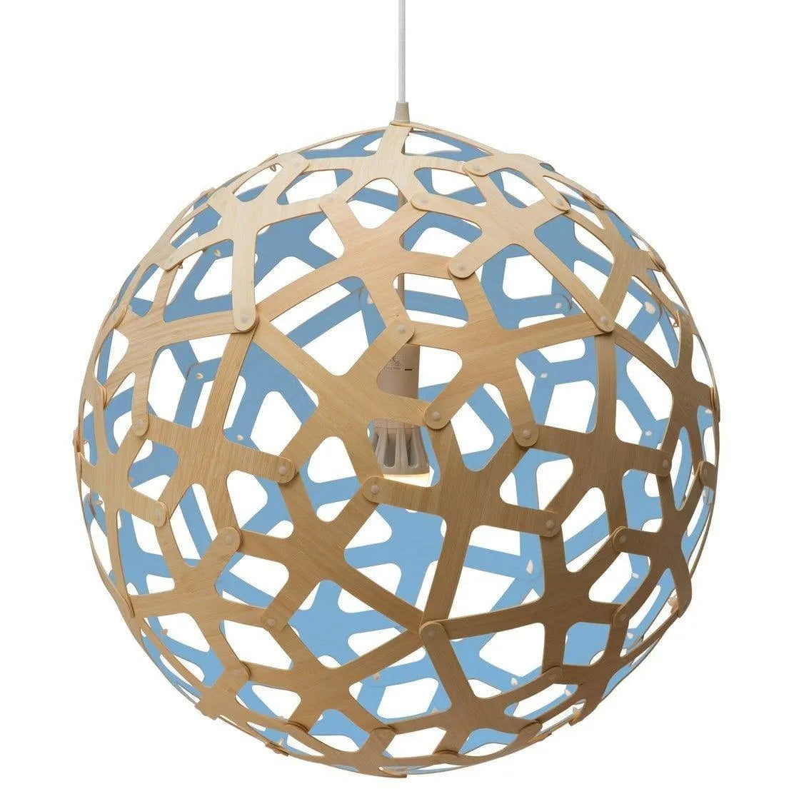 David Trubridge - Coral 600 Pendant - COR-0600-BLK-BLK | Montreal Lighting & Hardware