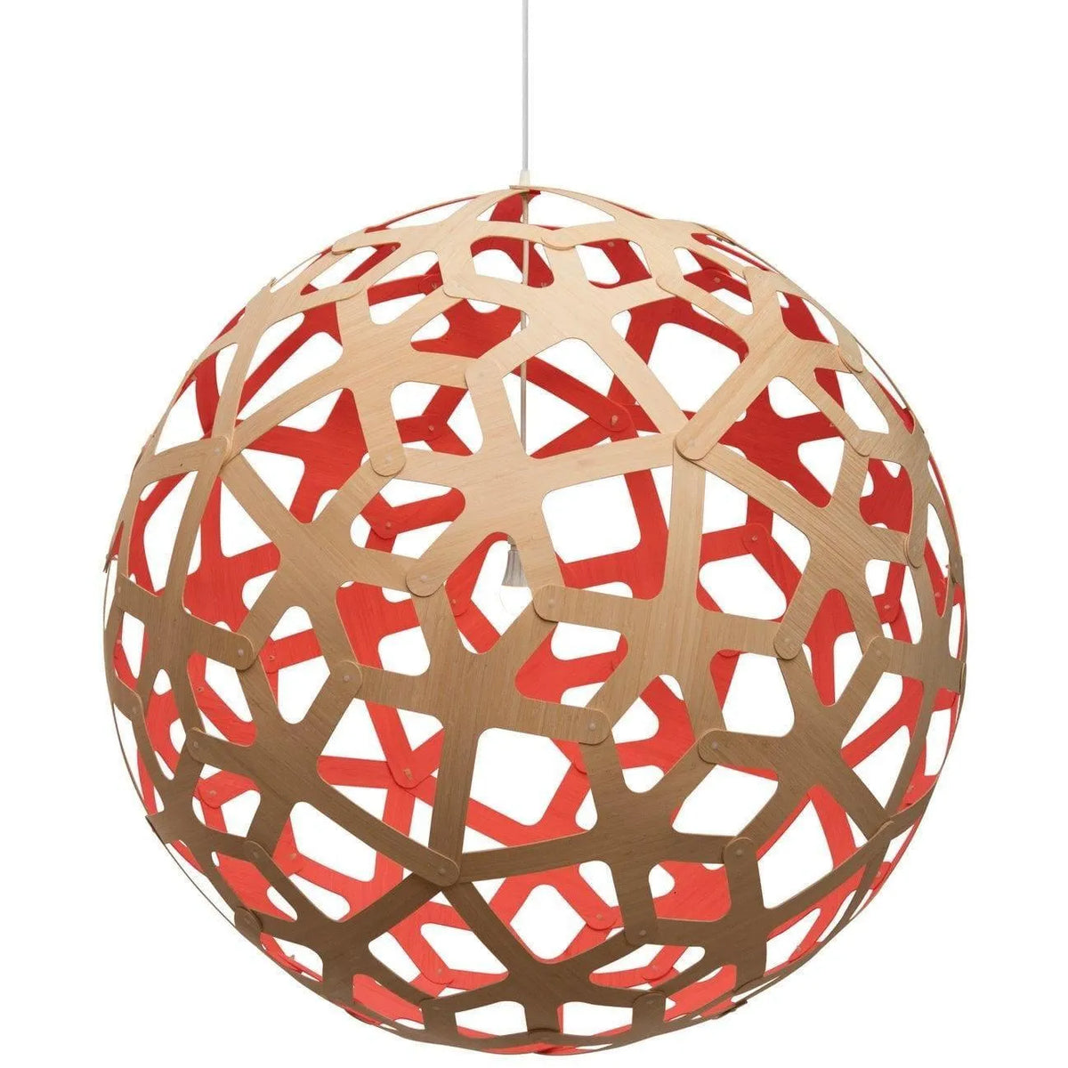 David Trubridge - Coral 800 Pendant - COR-0800-BLK-BLK | Montreal Lighting & Hardware