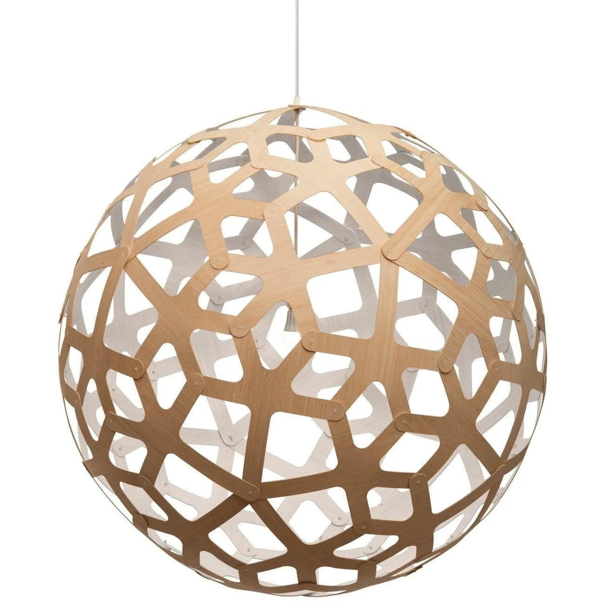 David Trubridge - Coral 800 Pendant - COR-0800-BLK-BLK | Montreal Lighting & Hardware