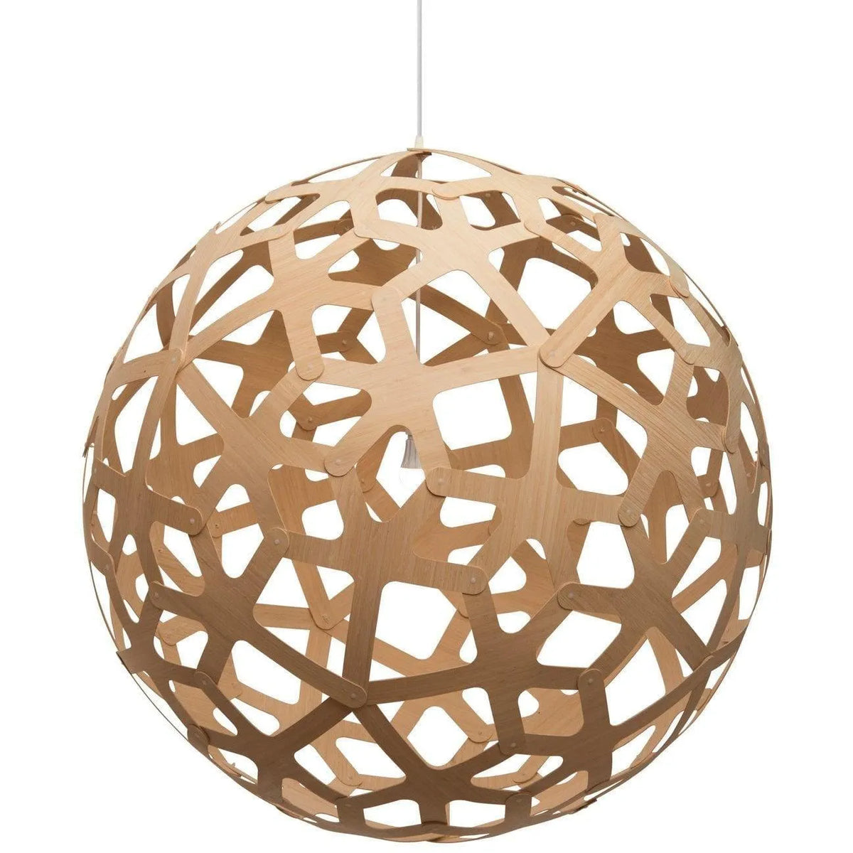 David Trubridge - Coral 800 Pendant - COR-0800-BLK-BLK | Montreal Lighting & Hardware