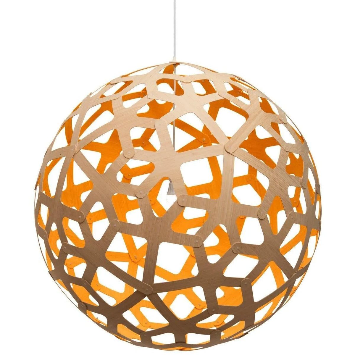 David Trubridge - Coral 800 Pendant - COR-0800-BLK-BLK | Montreal Lighting & Hardware