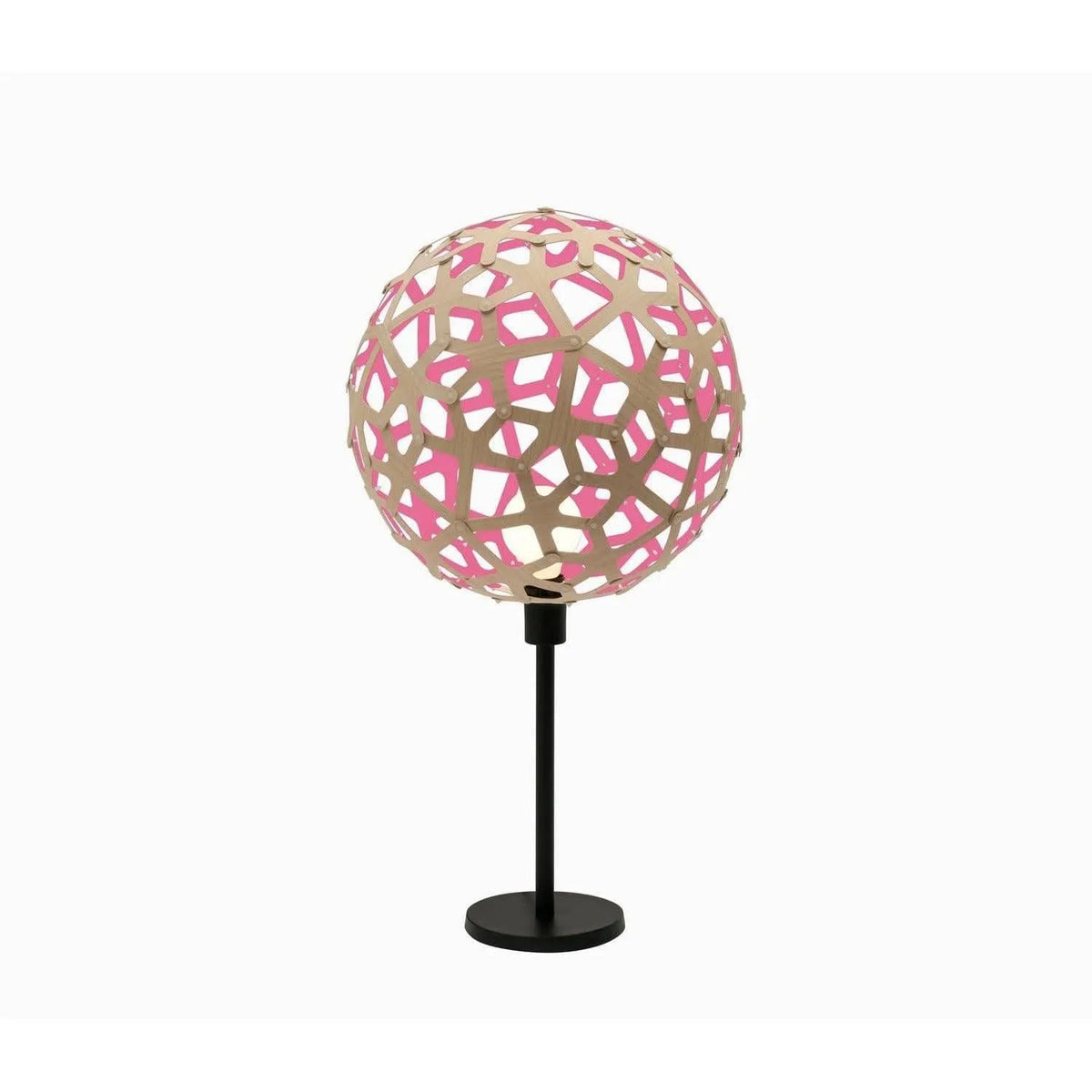 David Trubridge - Coral Table Lamp - COR-TABL-BLK-BLK | Montreal Lighting & Hardware