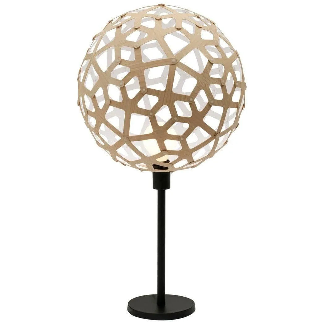 David Trubridge - Coral Table Lamp - COR-TABL-BLK-BLK | Montreal Lighting & Hardware