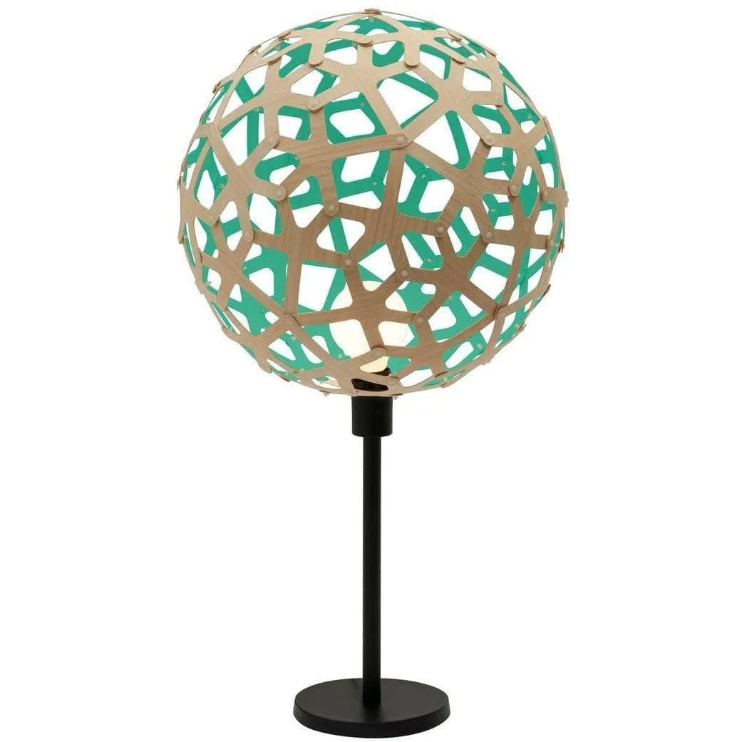 David Trubridge - Coral Table Lamp - COR-TABL-BLK-BLK | Montreal Lighting & Hardware