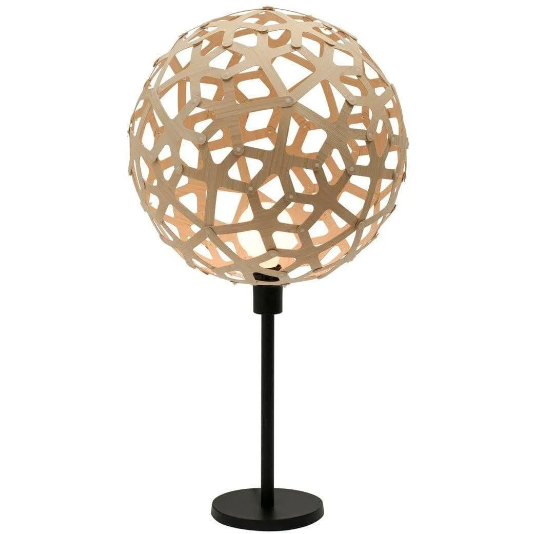 David Trubridge - Coral Table Lamp - COR-TABL-BLK-BLK | Montreal Lighting & Hardware