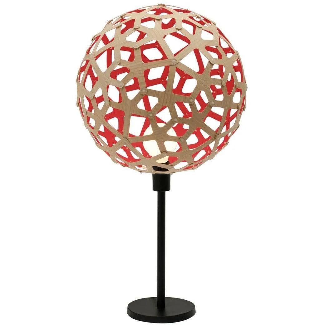 David Trubridge - Coral Table Lamp - COR-TABL-BLK-BLK | Montreal Lighting & Hardware