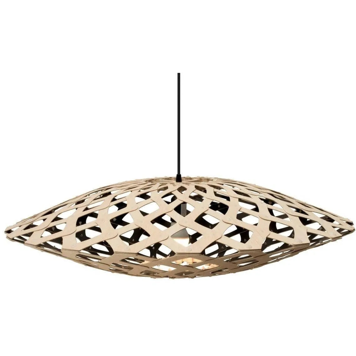 David Trubridge - Flax 800 Pendant - FLX-0800-BLK-BLK | Montreal Lighting & Hardware