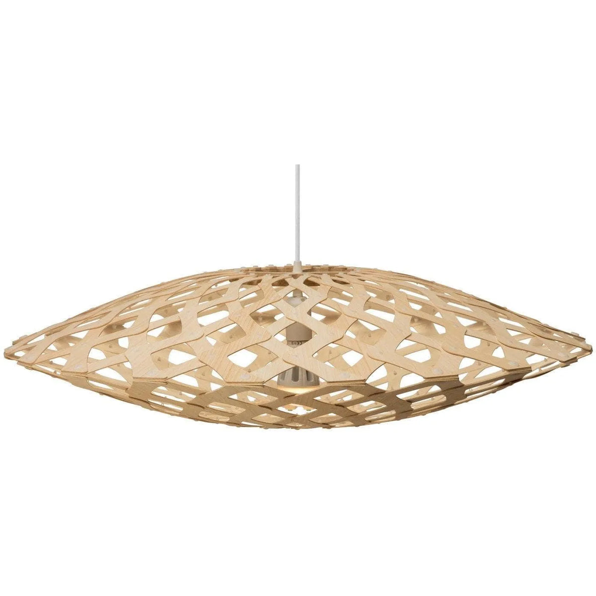 David Trubridge - Flax 800 Pendant - FLX-0800-BLK-BLK | Montreal Lighting & Hardware