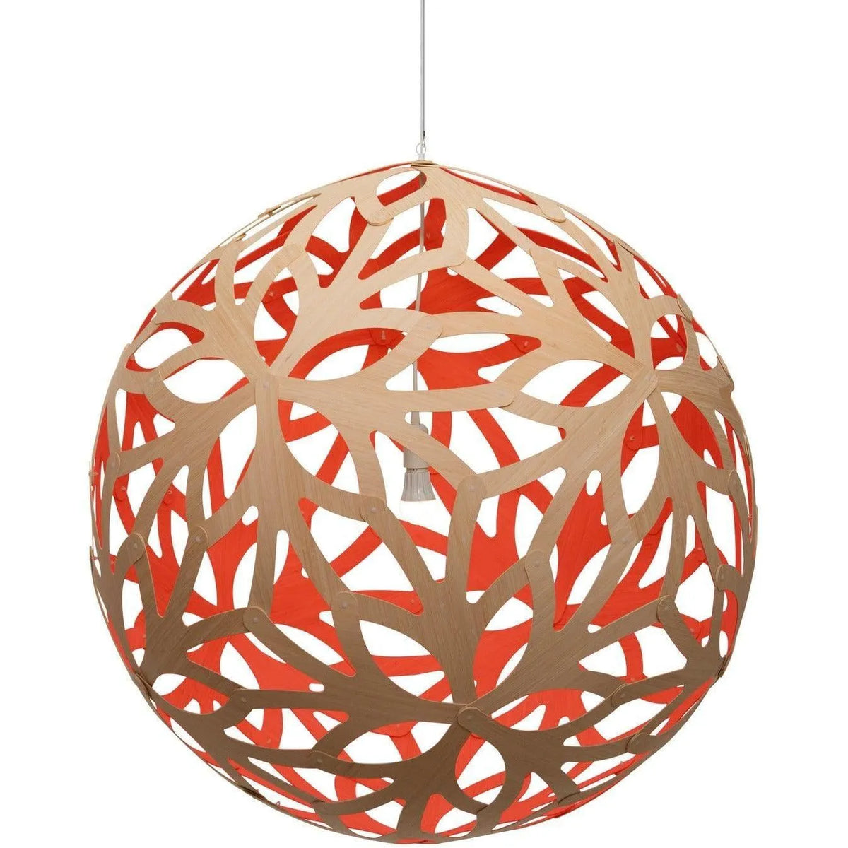 David Trubridge - Floral 1200 Pendant - FLO-1200-BLK-BLK | Montreal Lighting & Hardware