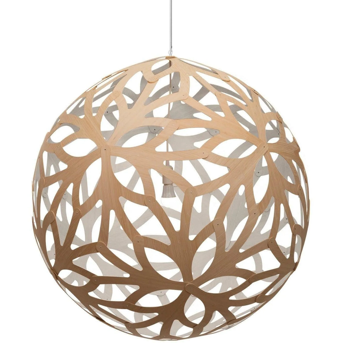 David Trubridge - Floral 1600 Pendant - FLO-1600-BLK-BLK | Montreal Lighting & Hardware