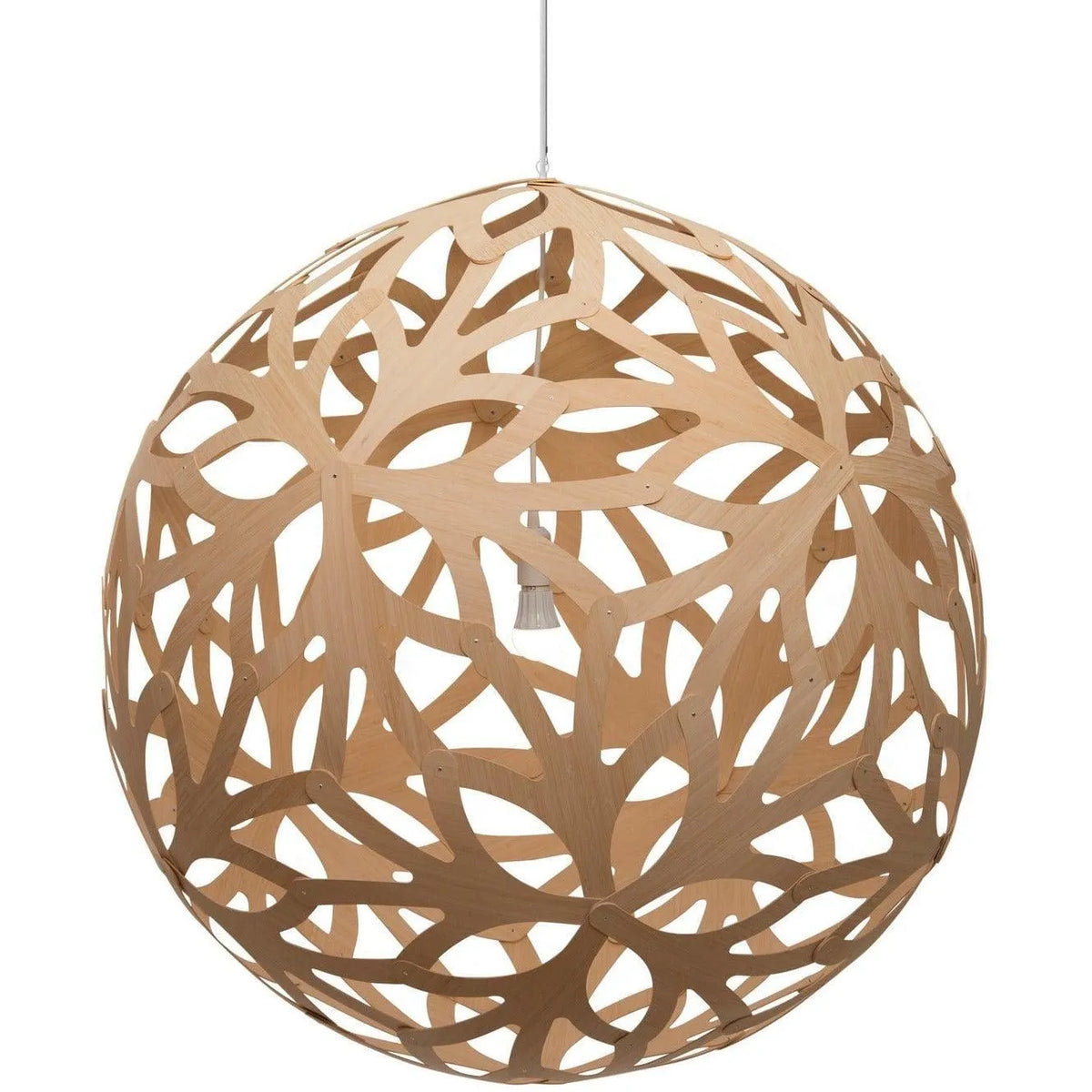 David Trubridge - Floral 1600 Pendant - FLO-1600-BLK-BLK | Montreal Lighting & Hardware