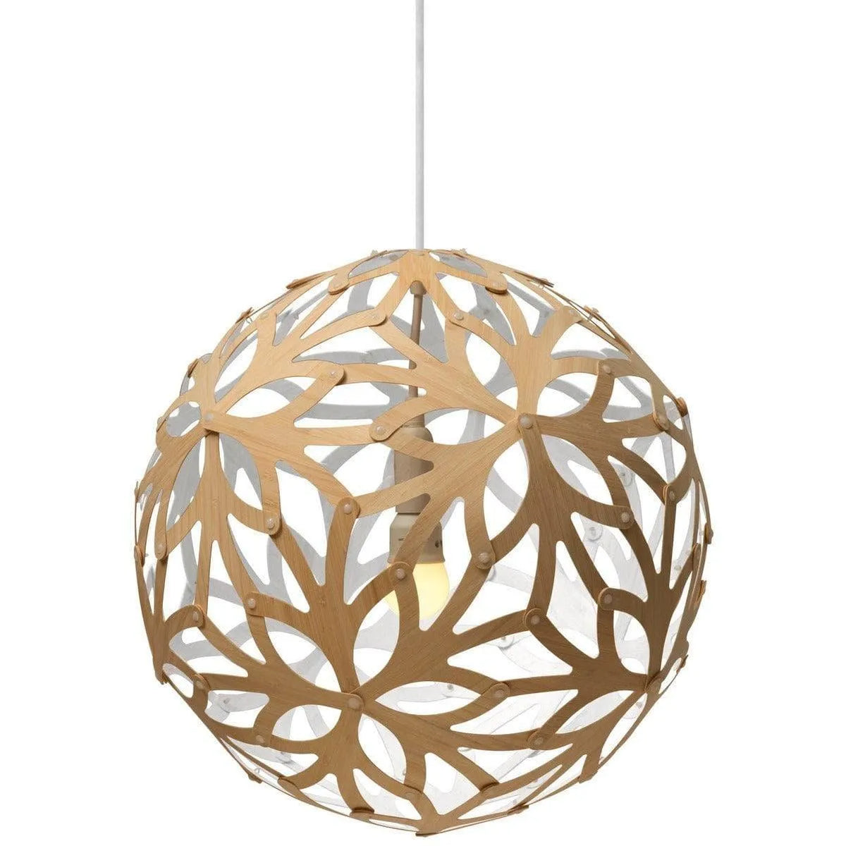 David Trubridge - Floral 400 Pendant - FLO-0400-BLK-BLK | Montreal Lighting & Hardware