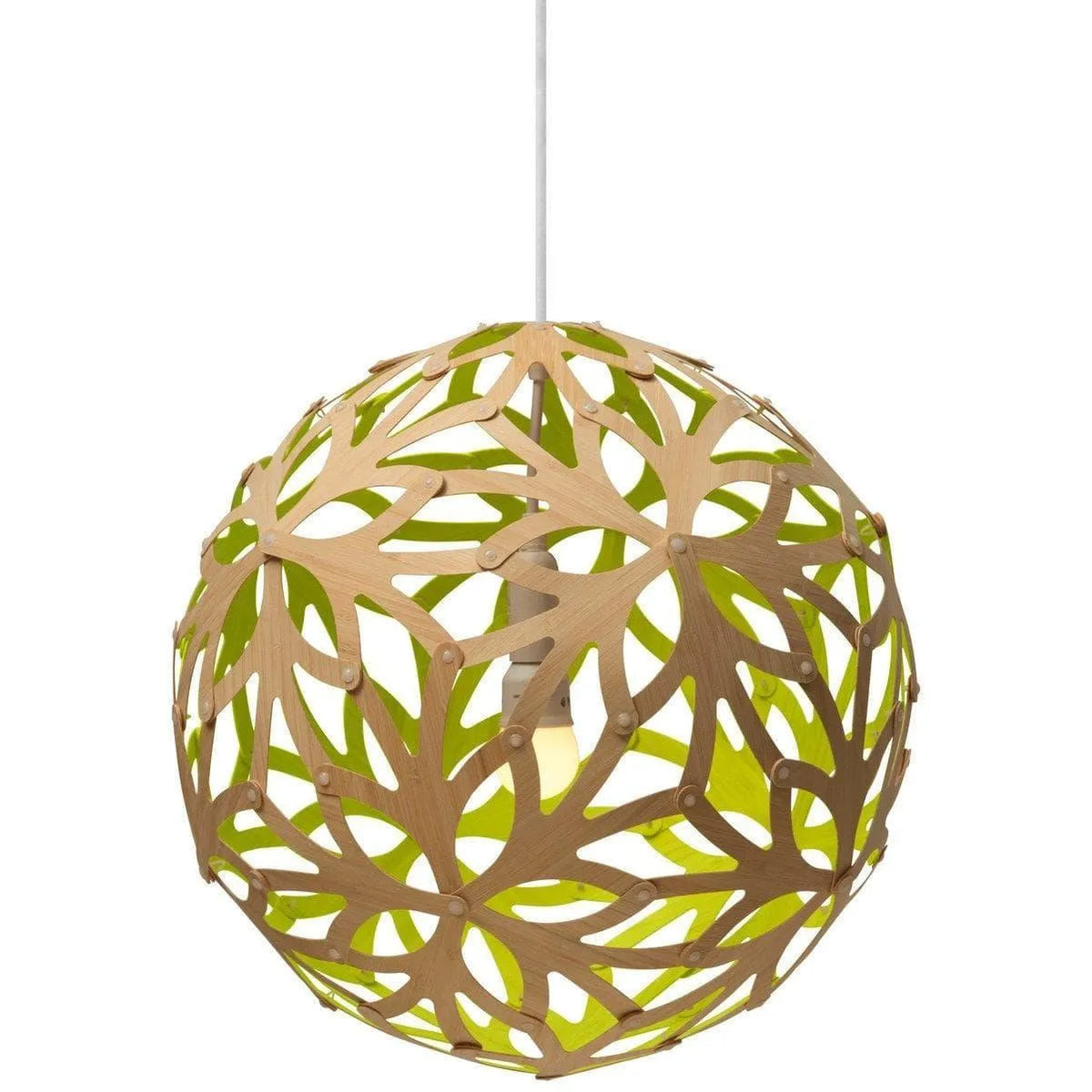 David Trubridge - Floral 400 Pendant - FLO-0400-BLK-BLK | Montreal Lighting & Hardware