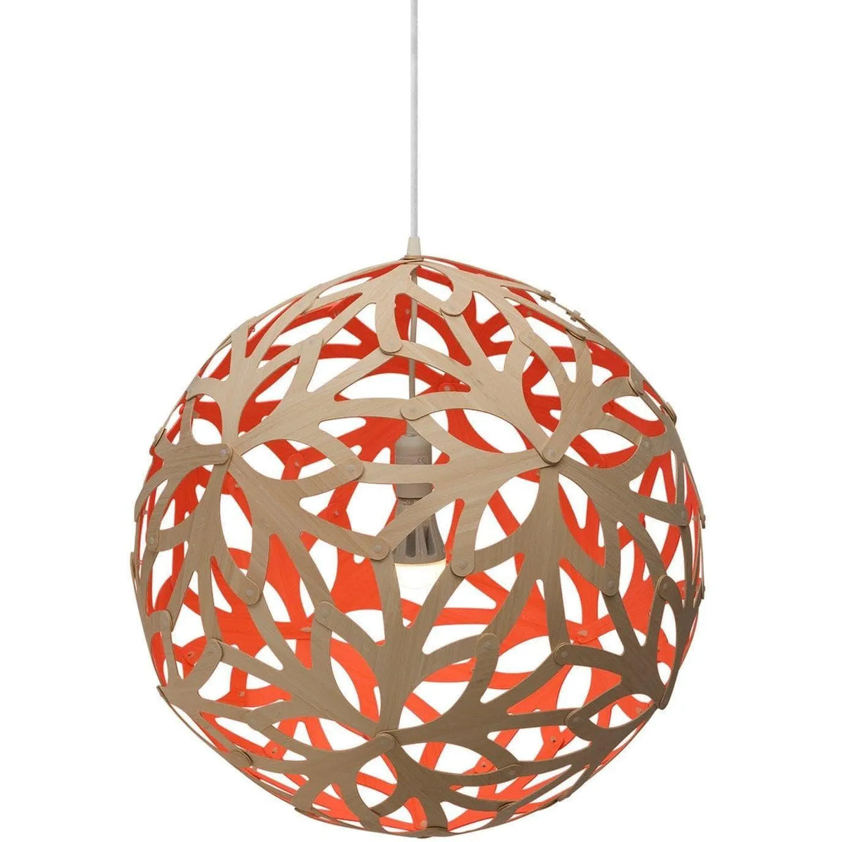 David Trubridge - Floral 600 Pendant - FLO-0600-BLK-BLK | Montreal Lighting & Hardware