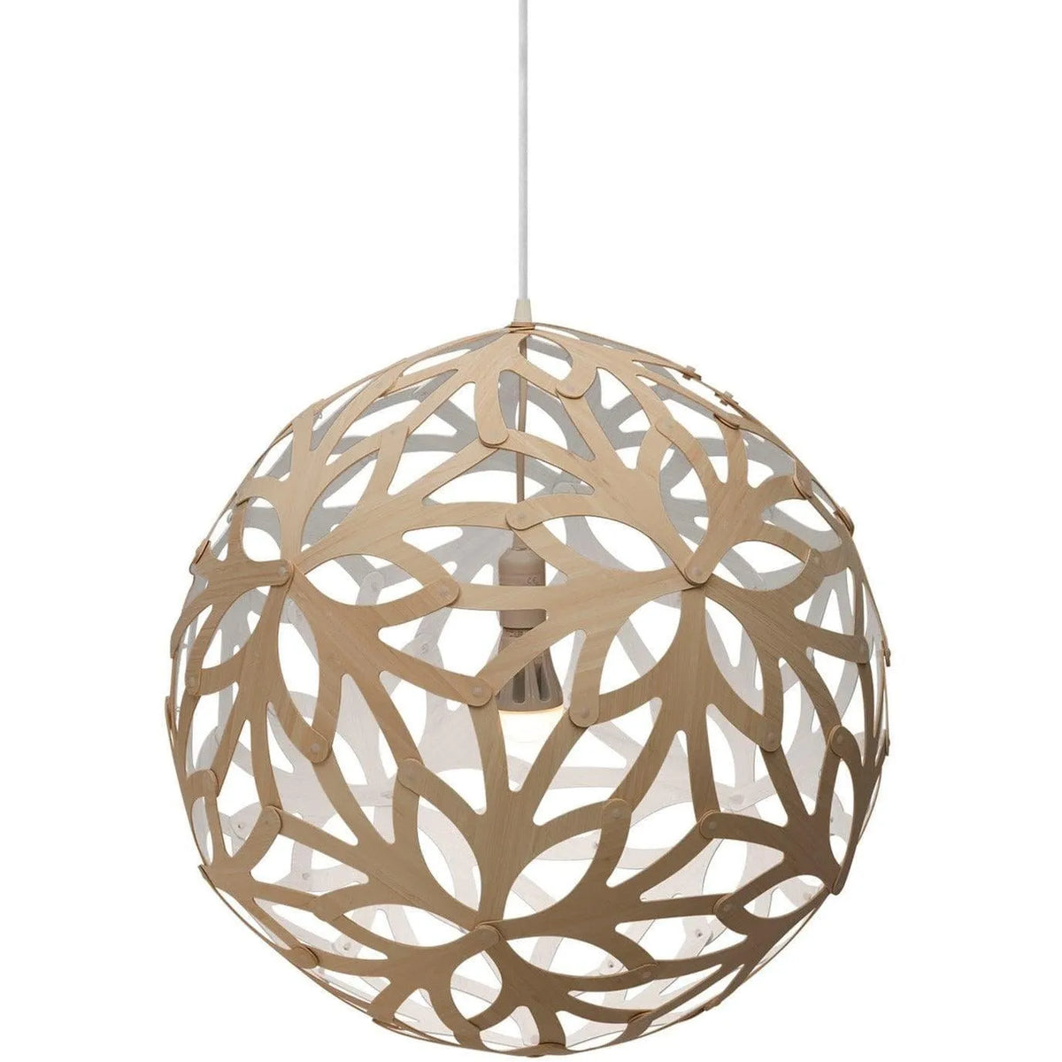 David Trubridge - Floral 600 Pendant - FLO-0600-BLK-BLK | Montreal Lighting & Hardware