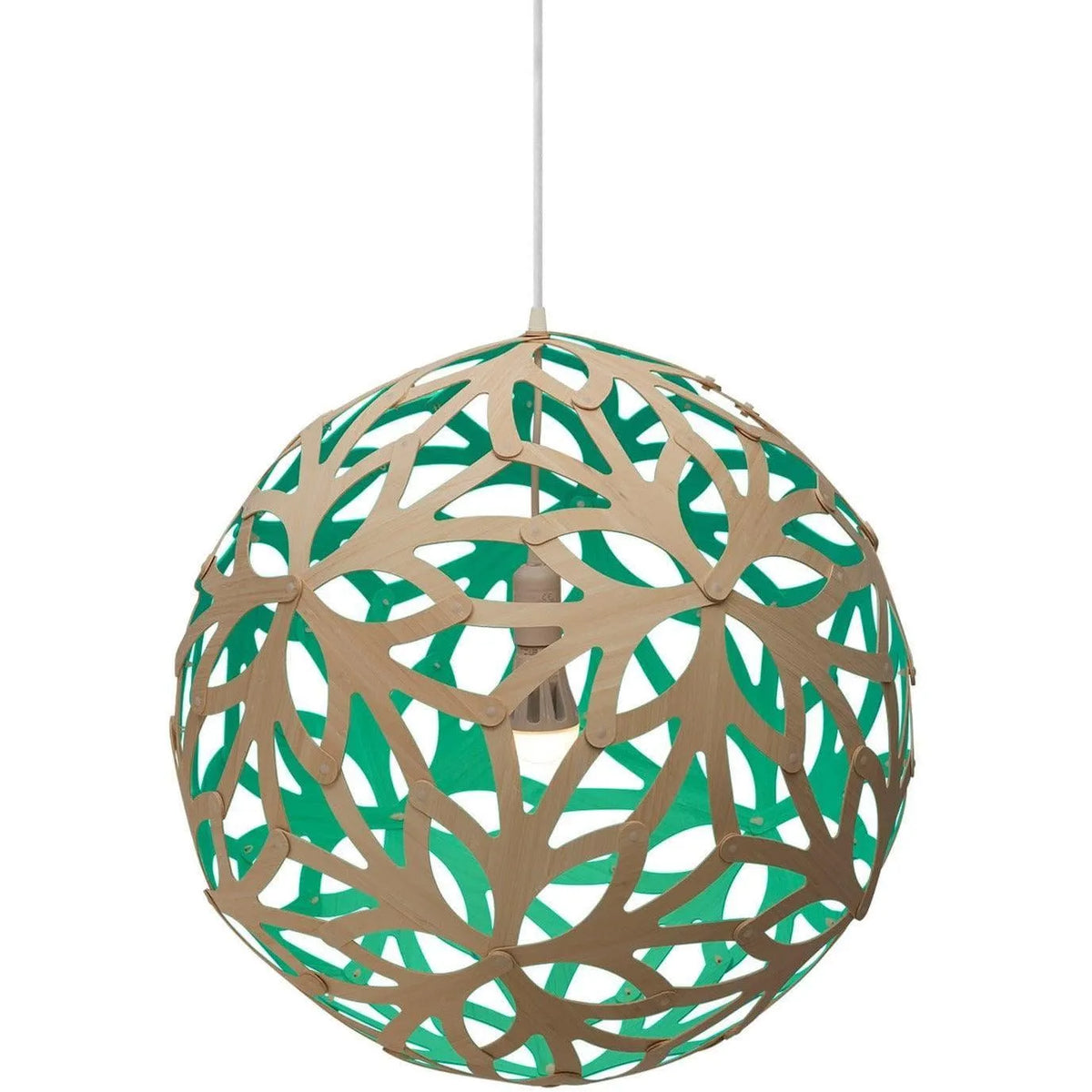 David Trubridge - Floral 600 Pendant - FLO-0600-BLK-BLK | Montreal Lighting & Hardware