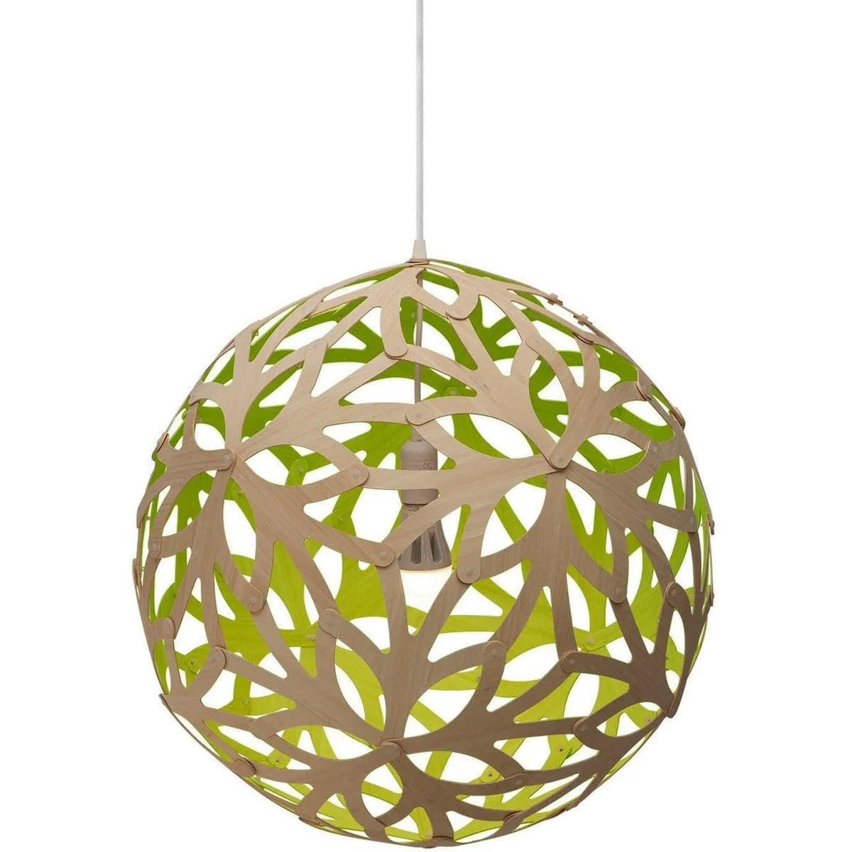 David Trubridge - Floral 600 Pendant - FLO-0600-BLK-BLK | Montreal Lighting & Hardware