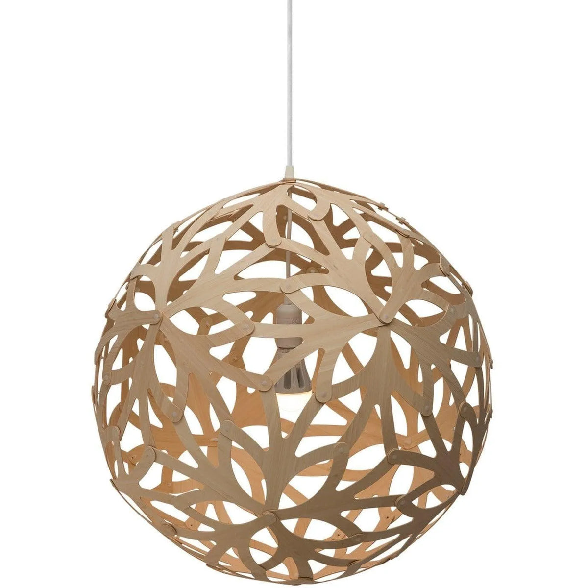 David Trubridge - Floral 600 Pendant - FLO-0600-BLK-BLK | Montreal Lighting & Hardware