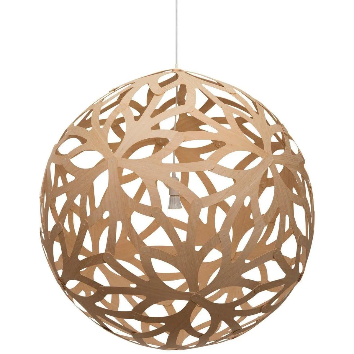 David Trubridge - Floral 800 Pendant - FLO-0800-BLK-BLK | Montreal Lighting & Hardware