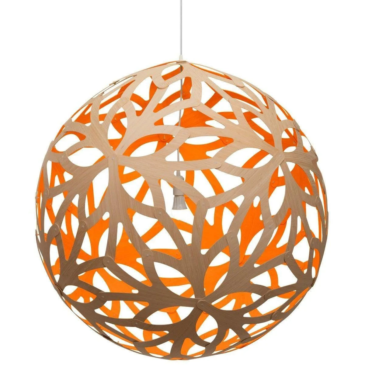 David Trubridge - Floral 800 Pendant - FLO-0800-BLK-BLK | Montreal Lighting & Hardware