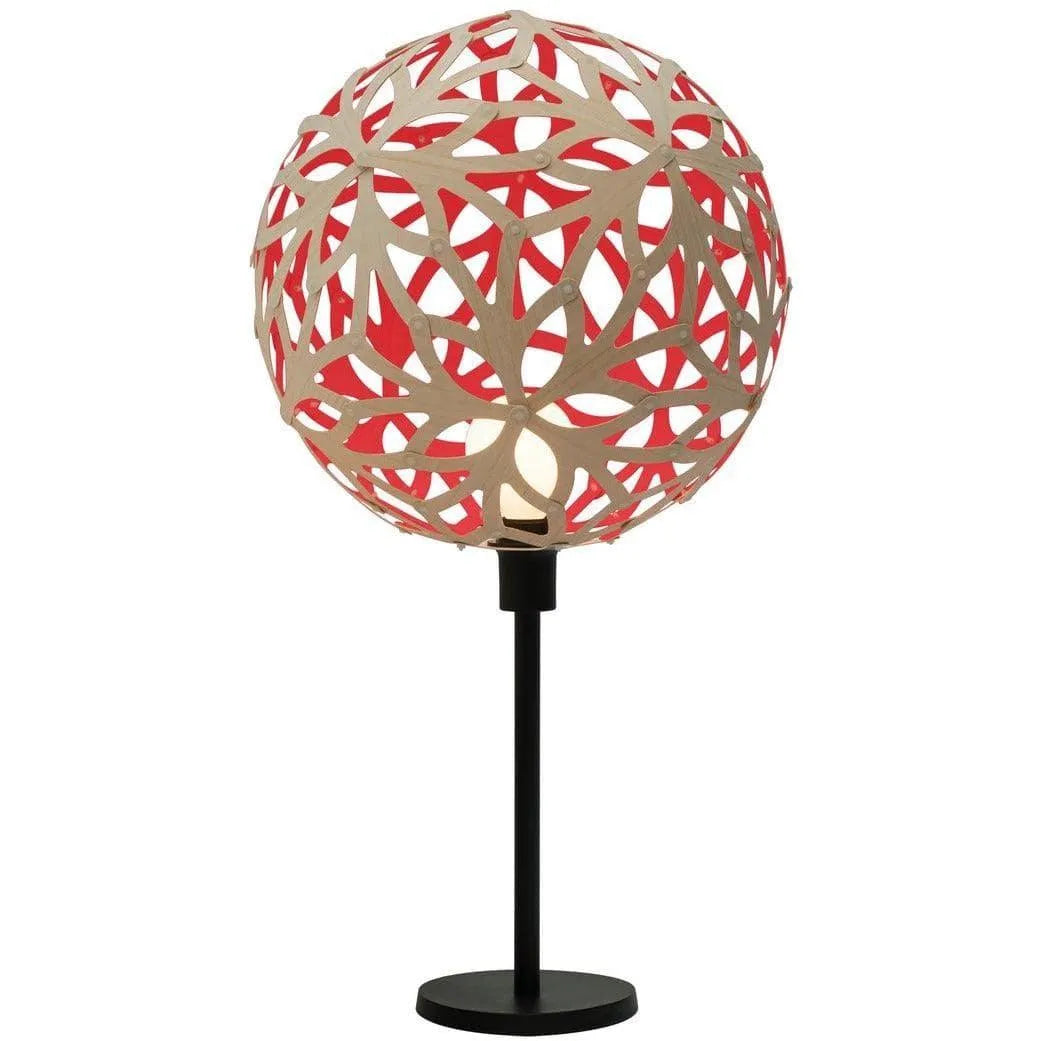 David Trubridge - Floral Table Lamp - FLO-TABL-BLK-BLK | Montreal Lighting & Hardware