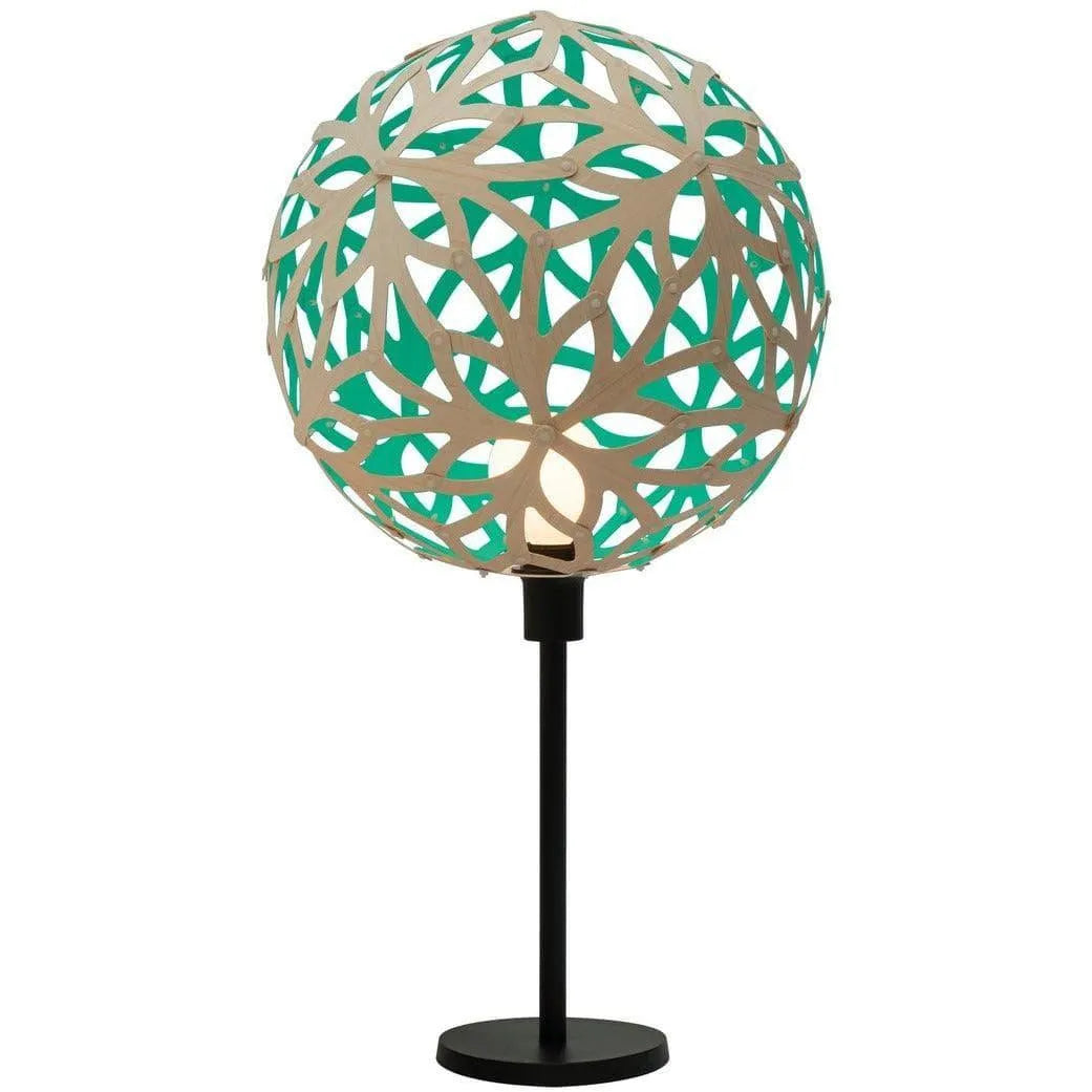 David Trubridge - Floral Table Lamp - FLO-TABL-BLK-BLK | Montreal Lighting & Hardware