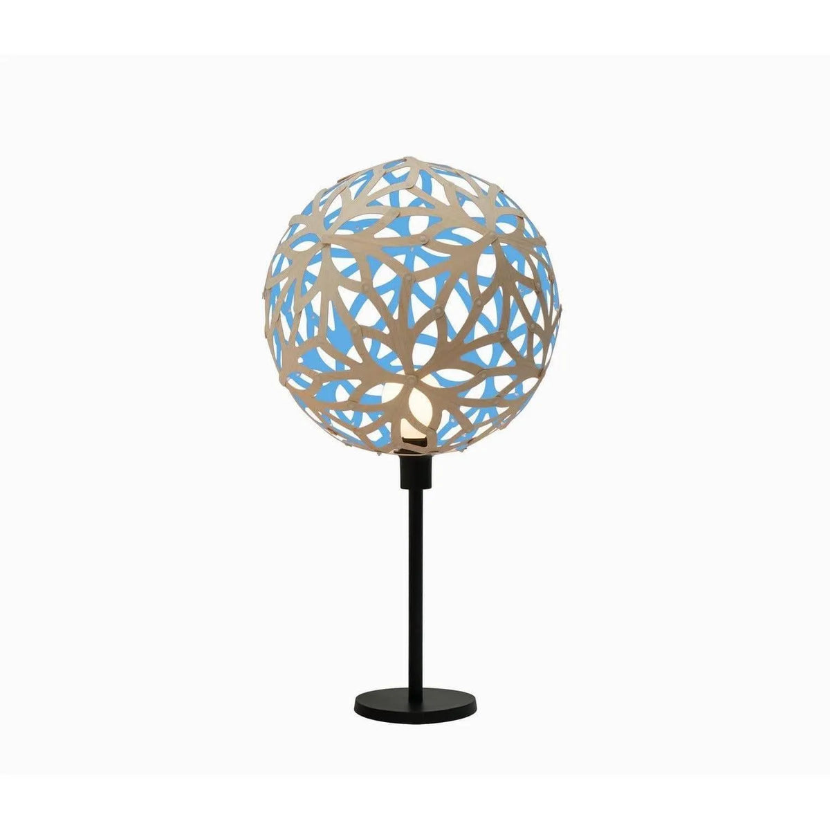 David Trubridge - Floral Table Lamp - FLO-TABL-BLK-BLK | Montreal Lighting & Hardware