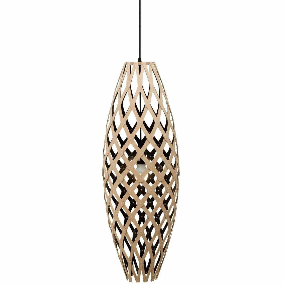 David Trubridge - Hinaki 900 Pendant - HIN-0900-BLK-BLK | Montreal Lighting & Hardware