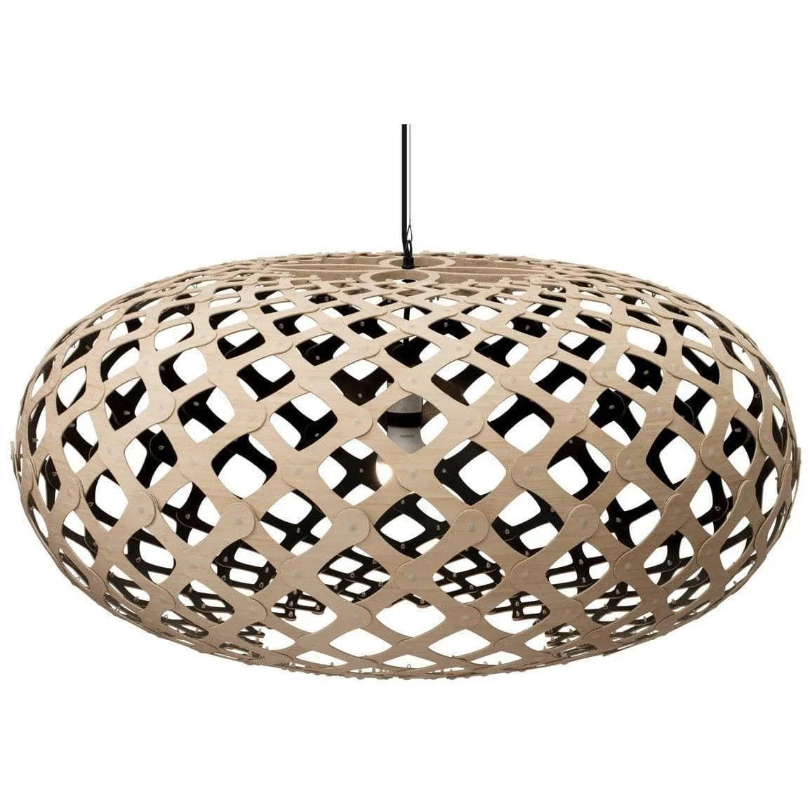 David Trubridge - Kina 1000 Pendant - KIN-1000-BLK-BLK | Montreal Lighting & Hardware