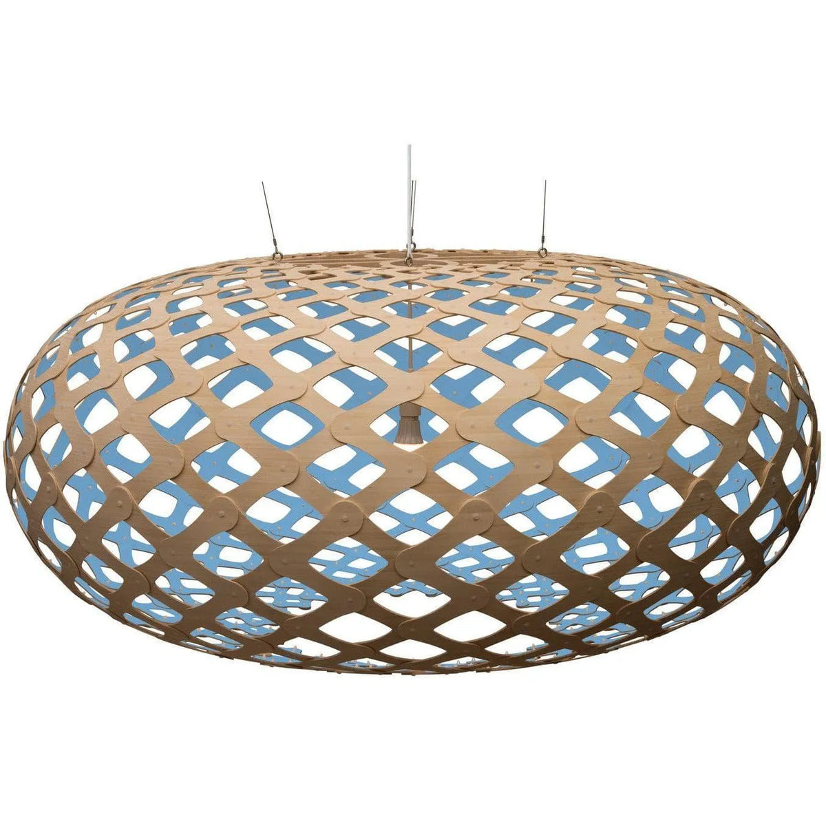 David Trubridge - Kina 1400 Pendant - KIN-1400-BLK-BLK | Montreal Lighting & Hardware