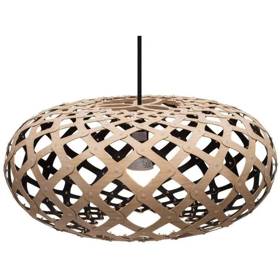 David Trubridge - Kina 440 Pendant - KIN-0440-BLK-BLK | Montreal Lighting & Hardware