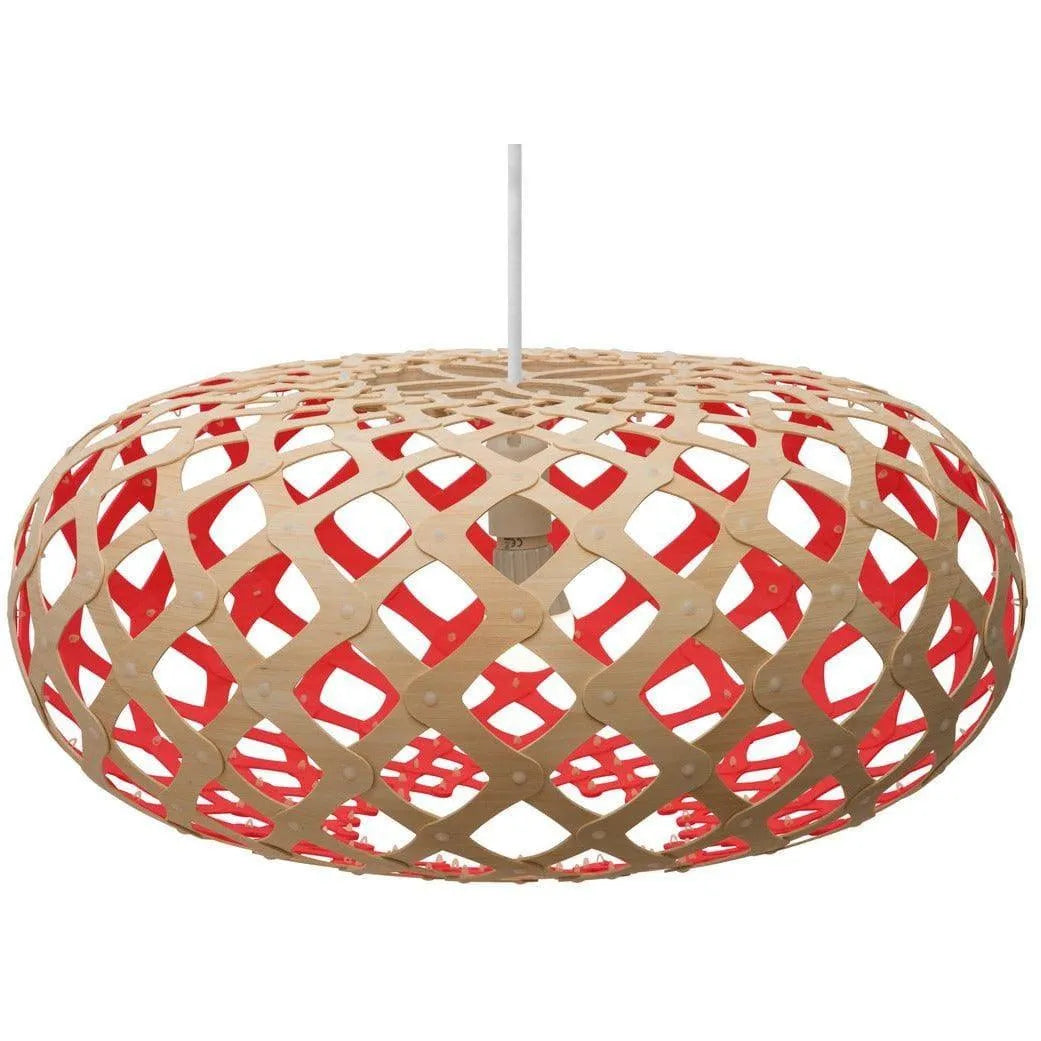 David Trubridge - Kina 600 Pendant - KIN-0600-BLK-BLK | Montreal Lighting & Hardware