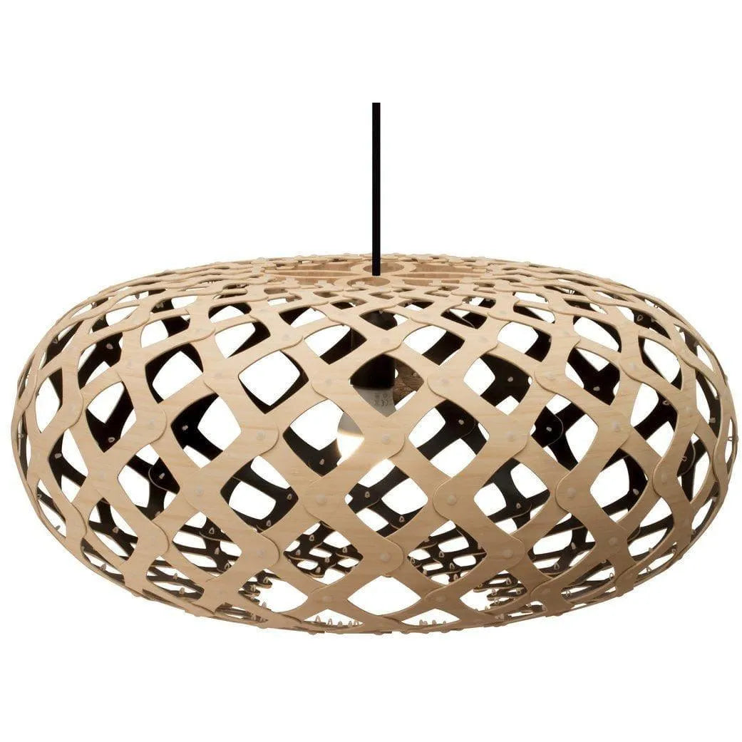 David Trubridge - Kina 600 Pendant - KIN-0600-BLK-BLK | Montreal Lighting & Hardware