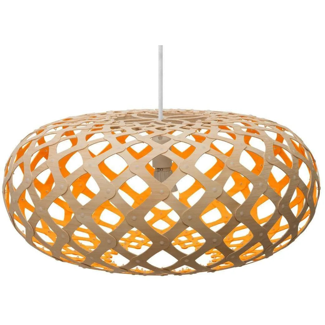 David Trubridge - Kina 600 Pendant - KIN-0600-BLK-BLK | Montreal Lighting & Hardware