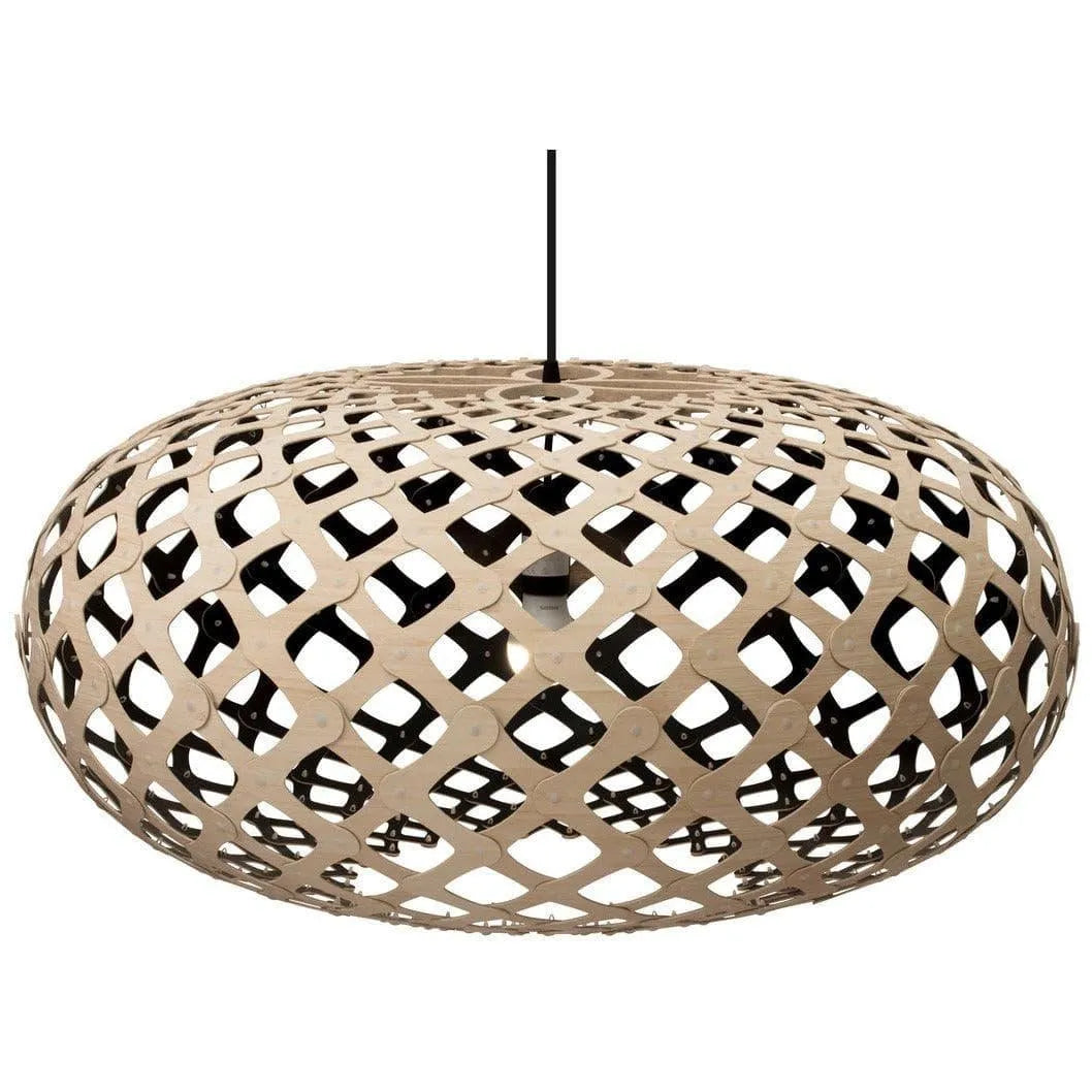 David Trubridge - Kina 800 Pendant - KIN-0800-BLK-BLK | Montreal Lighting & Hardware