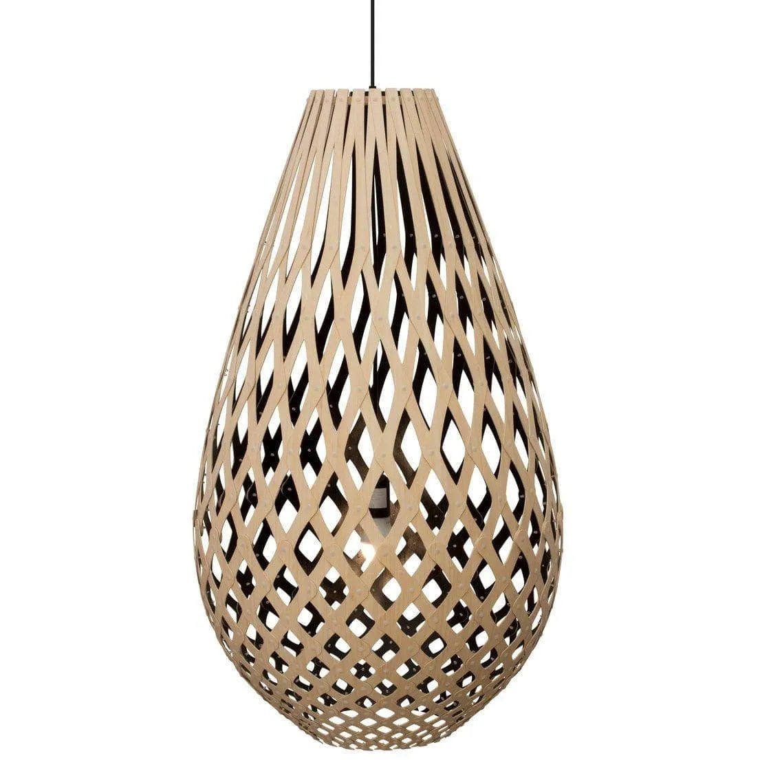 David Trubridge - Koura 1000 Pendant - KOU-1000-BLK-BLK | Montreal Lighting & Hardware