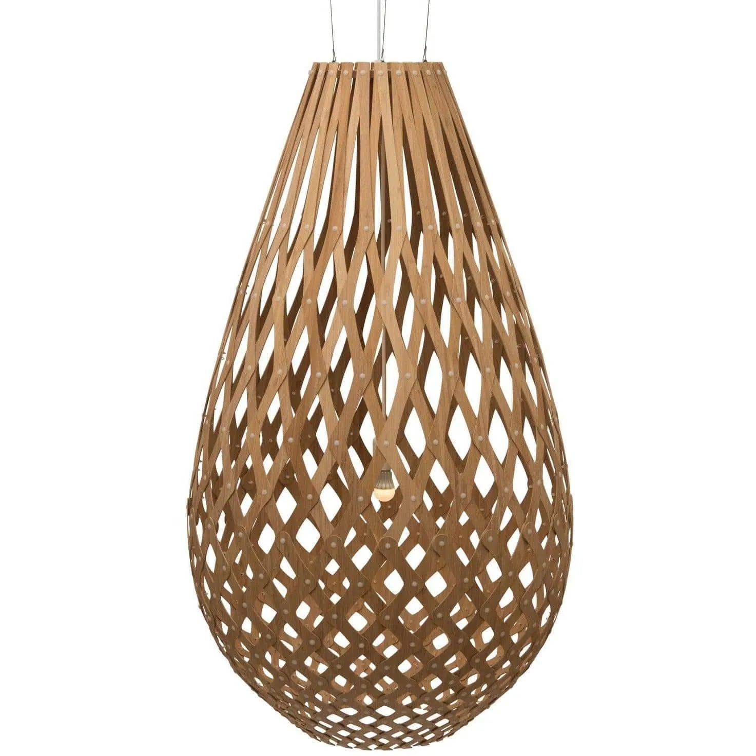 David Trubridge - Koura 2400 Pendant - KOU-2400-BLK-BLK | Montreal Lighting & Hardware