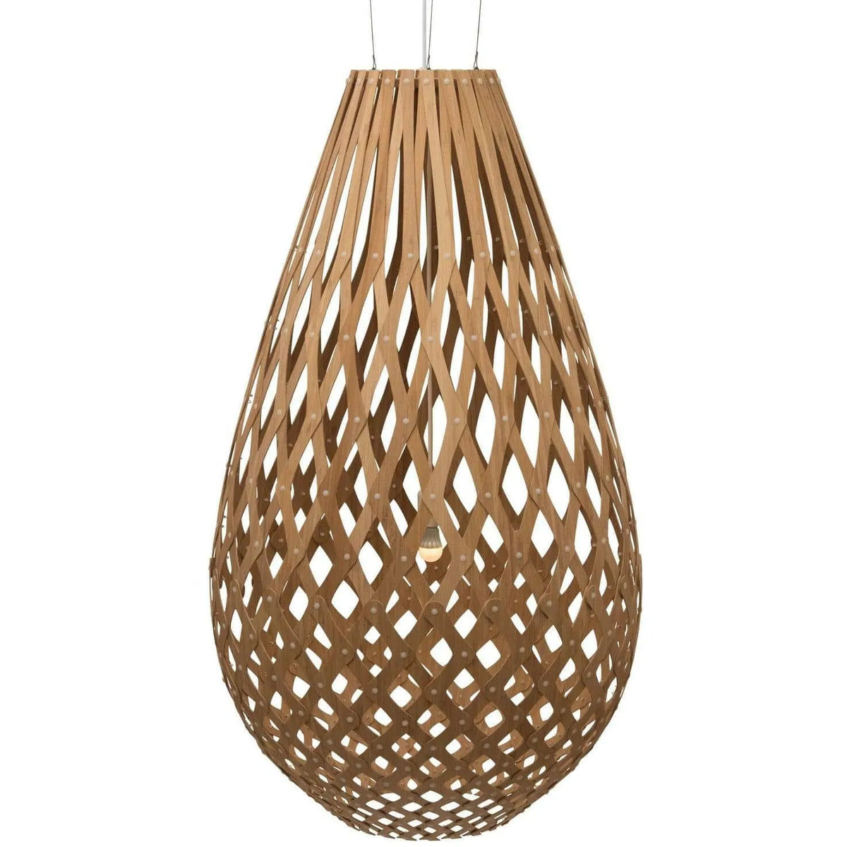 David Trubridge - Koura 2400 Pendant - KOU-2400-BLK-BLK | Montreal Lighting & Hardware