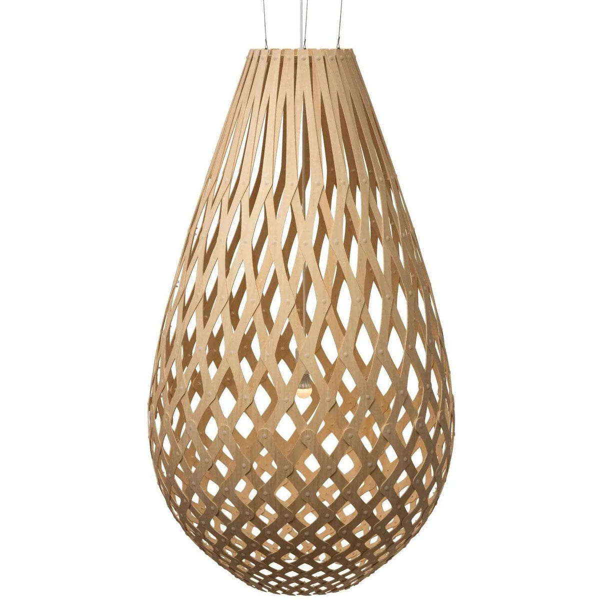 David Trubridge - Koura 2400 Pendant - KOU-2400-BLK-BLK | Montreal Lighting & Hardware