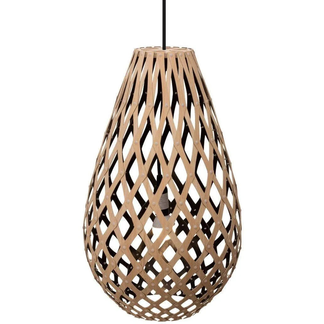 David Trubridge - Koura 500 Pendant - KOU-0500-BLK-BLK | Montreal Lighting & Hardware