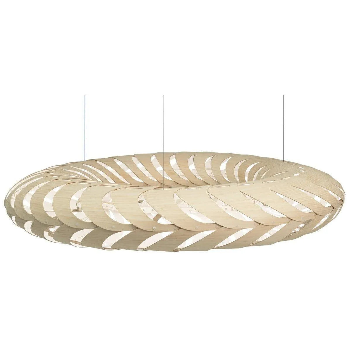 David Trubridge - Maru 1100 Pendant - MAR-1100-BLK-BLK | Montreal Lighting & Hardware