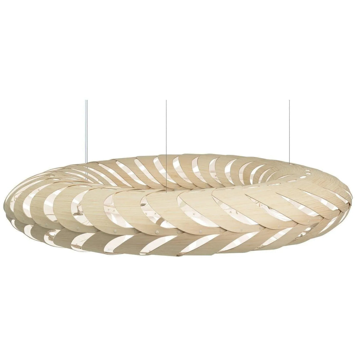 David Trubridge - Maru 1400 Pendant - MAR-1400-BLK-BLK | Montreal Lighting & Hardware