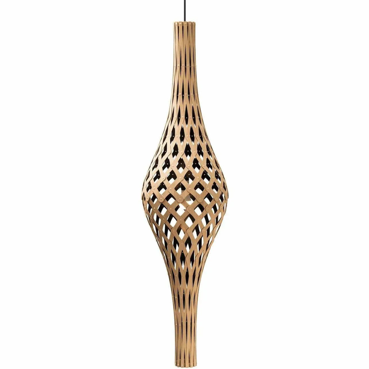 David Trubridge - Nikau Pendant - NIK-FULL-BLK-BLK | Montreal Lighting & Hardware