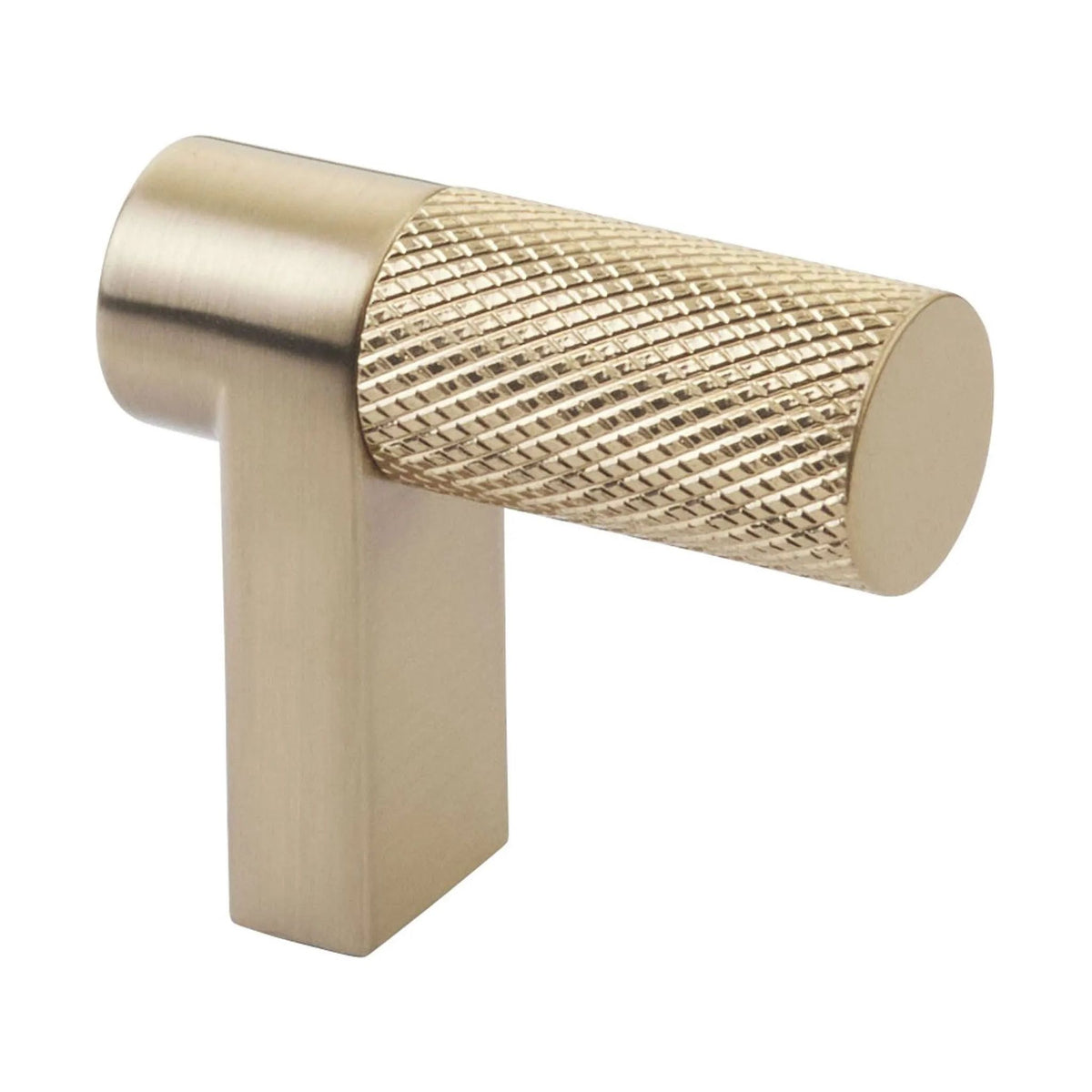 Emtek - Emtek Select Bar Cabinet Finger Pull Knurled Bar - 86658.RECUS4.KNUS4 | Montreal Lighting & Hardware